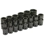 14-PIECE 1/2 In. Drive 6-POINT Sae Universal Ball Joint Socket Set GRY-1314U New. Price: $292.57.