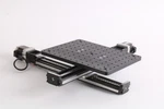 Thk 2X: GR30 Linear Guide 12"X10"X1/2" With Leadshine 57CM13 Stepper Motor Used. Price: $49.99.