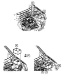 Genuine Mopar Type Nut 6508538AA New. Price: $12.19.