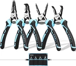 4PCS Heavy Duty 7-INCH Internal External Circlip Pliers, Straight Bent C-clip New. Price: $31.71.