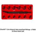 Lti By Milton 12 Piece Metric Shockit Crows Foot Set - Heavy Duty Automotive/hyd New. Price: $122.36.