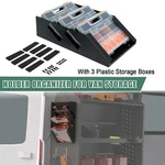Van Shelving Storage Tool W/3 Plastic BOX+1 Hanging Organizer Holder New. Price: $62.00.