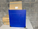One (1) Bott Steel Toolboard Wall Display Perforated Panel 18" X 20" Blue, Nos New. Price: $29.99.