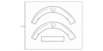 Genuine Mercedes-benz Info Label Tire Pressure 206-584-70-03 New. Price: $33.60.