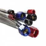 24 Inch 8AN Stainless Braided Hose Black Nuts Nitrous Outlet New. Price: $72.62.