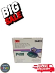 3M 34403 Hookit P400 Flexible Abrasive Dust Free Disc 6 In 25 Pack New. Price: $67.49.