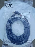 C2G 40616 25FT Velocityandtrade; One 3.5MM Stereo Male To Two Rca Y- New. Price: $10.00.