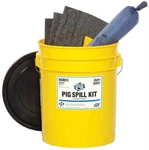 New Pig 45301 Universal Spill Kit Bucket Absorbs Up To 4.300 Gal. Soaks Coolants. Price: $64.15.