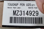 Mitsubishi/ MZ314929/ U25 Alloy Silver/ 2022 Metallic Outlander Sport Paint Pen New. Price: $13.94.