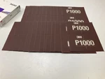 25 3M 34341 Hookit 270J Flexible Abrasive Sandpaper Sheets 1000 Grit, 5.5"X6.75" New. Price: $39.95.