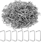 Mr. Pen- Galvanized Hog Rings, 3/4", 420 Pcs, 3/4, Silver New. Price: $11.94.