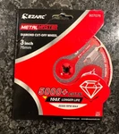Ezarc 807076 Diamond Cutting Wheel X 3/8 Inch For Metal - New/free Shipping. Price: $21.99.