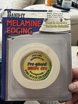 Band-it White Melamine Edge Banding 0.75 In. X 25 Ft. Prefinished New. Price: $14.73.