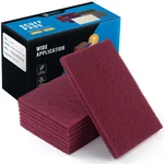 Satc 6" X 9" Maroon General Purpose Scuff PADS,10 Pack Automotive For New. Price: $22.99.