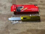 *new* Snap-on Tools PBFT60HV *hi-viz* Out The Front Retractable Pry Bar. Price: $129.99.