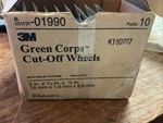 3M 01990 Green Corps Cut Off Wheels X 1/16 3/8 (5PCS Per Pack) New. Price: $50.00.