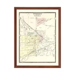Old Map Of Rochester, 1896 - Vintage Michigan New. Price: $69.99.