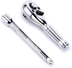 1/4-INCH Drive Ratchet Wrench, 72-TOOTH Stubby Quick-release Socket With New. Price: $11.99.