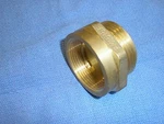 Fire Hose Hydrant Hex Brass Adapter 1-1/2" Female Npt Nst #FM1515F New. Price: $27.30.