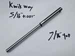 Kwik Way 5/16" +.001" Valve Seat Grinder Grinding Pilot .437" Top Used. Price: $44.99.