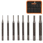 Horusdy 8 Pieces Pin Punch Set, Kit Removing 1/16'' - 5/16'', Storage Pouch New. Price: $16.87.