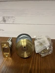 Schlage Single Cylinder Deadbolt New. Price: $34.99.