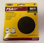 Warrior 6" Psa Sanding Discs 80 Grit Medium Aluminum Oxide #60617 5 Pack New. Price: $7.99.
