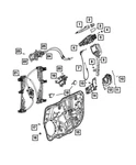 Genuine Mopar Multi-function Bracket Right 68292064AA New. Price: $22.83.