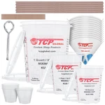 Tcp Global Complete Paint Mixing Kit - 12 Cups With Lids, Sticks, Padd... New. Price: $43.27.