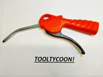 Snap-on Tools New Orange 4" Air Blow Gun Handle AT4101O. Price: $69.99.