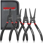 Wiseup Snap Ring Pliers Set, Heavy Duty 4PCS-7 Inch Internal/external Circlip New. Price: $28.98.