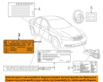 Gm Oem 11-17 Caprice Information Labels-tire Press 92247608 New. Price: $38.46.