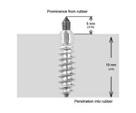 Igrip 24MM Standard Screw Studs Qty 100 Tracks New. Price: $120.50.