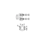 Weatherhead SFK62-16 Crimp Hose Fittings Split Flange Kit For Eaton New. Price: $68.12.