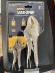 Irwin Vise-grip Locking Pliers Set, Original, 2-PIECE, # 37 (10WR & 5WR) New. Price: $30.00.