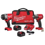 Milwaukee 3010-22 M18 Fuel 1/2" And 3/8" High Torque Automotive Combo Kit New. Price: $699.36.