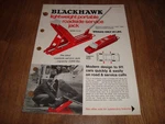 Blackhawk Lightweight Portable Roadside Service Jack SJ-33 Catalog J117 Brochure Acceptable. Price: $9.99.