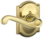Schlage F170-FLA-CAM-LH Flair Left Handed Non-turning One-sided New. Price: $38.69.