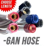 Nitrous Outlet 18" 6AN Stainless Braided Hose (black Fittings) New. Price: $50.12.
