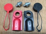 Pair Oem Gm Chevy Side Post Battery Terminal Protectors Covers & Neg W Bolts Used. Price: $22.99.