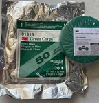 3M 01913 Green Corps Bag Of (20) Coated Fibre 5"X7/8" Discs Grit Grade 36508 New. Price: $48.99.