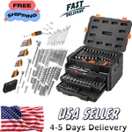 450-PIECE Mechanics Tool Set 1/2" 1/4" 3/8" Metric Imperial Socket Wrenches New. Price: $213.77.