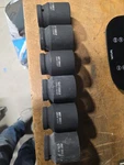 Set Of 6 Vct Tools Chrome Vanadium 1" Drive Impact Sockets 5/8" Thru 2" New. Price: $85.00.