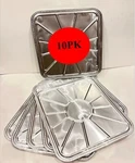10 Count Aluminum Foil Oven Liners Disposable Reusable 18.5 X15.5 Grease Trap New. Price: $15.26.