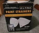 Central Pneumatic Paint Strainers 60 To 70 Mesh About 75 Count New. Price: $17.95.