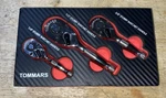 Tommars Stubby Ratchet Set, 1/4", 3/8", 1/2" Drive Assorted Sizes Used. Price: $19.99.