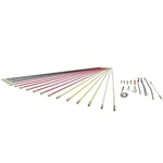 Klein Tool 34 Piece 52.5-FOOT Mega Fish Rod Kit New. Price: $194.99.