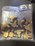 10 - Eaton Weatherhead 1871X6 Brass Air Brake Fitting Run Tee 1/4 Npt 3/8 Tube New. Price: $89.99.