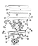 New Genuine Mopar Bumper Storage Bin 2013-2024 Oe 68206058AA. Price: $13.87.