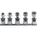 Koken RS3441M/5 3/8 In Sq. Dr. Universal Socket Set 8MM-14MM Nut Grip Pieces New. Price: $204.38.